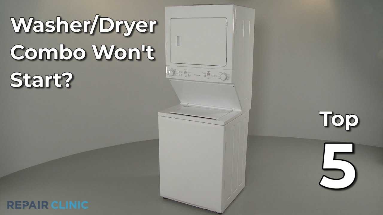 frigidaire washer dryer combo repair manual