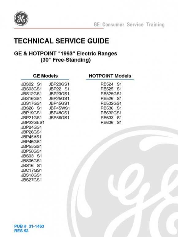 ge repair manual refrigerator