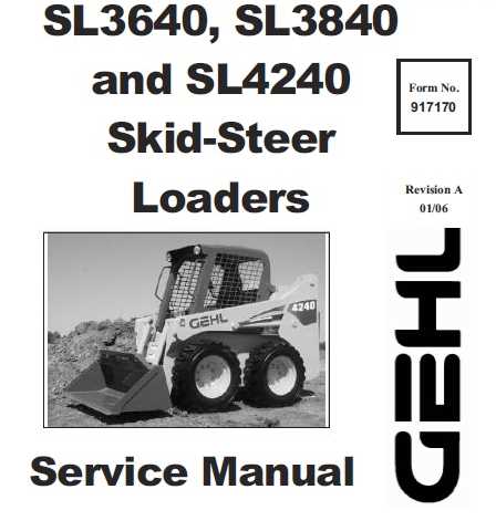 gehl skid steer repair manual