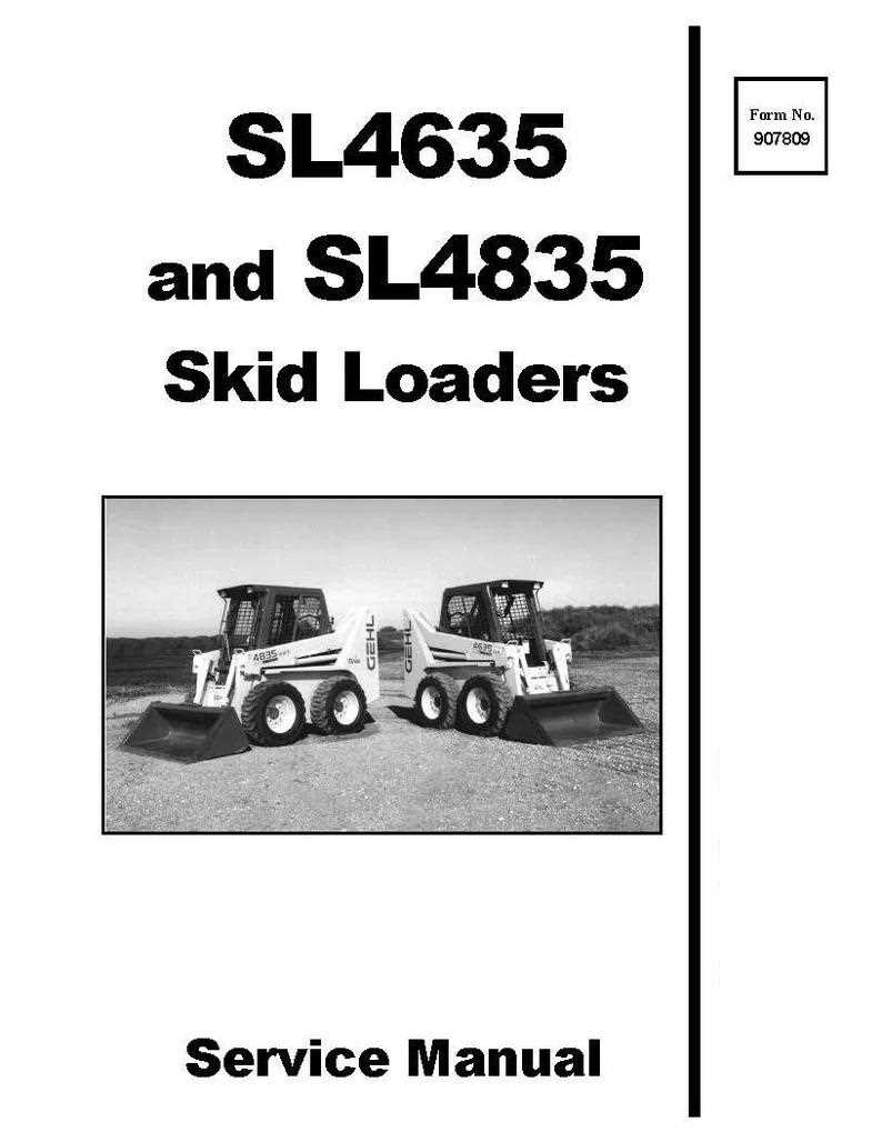 gehl skid steer repair manual