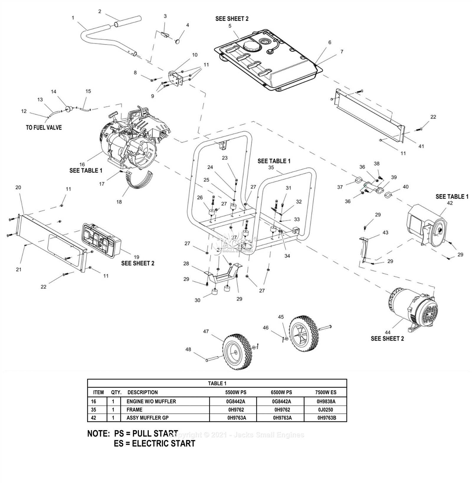 generac gp5500 repair manual