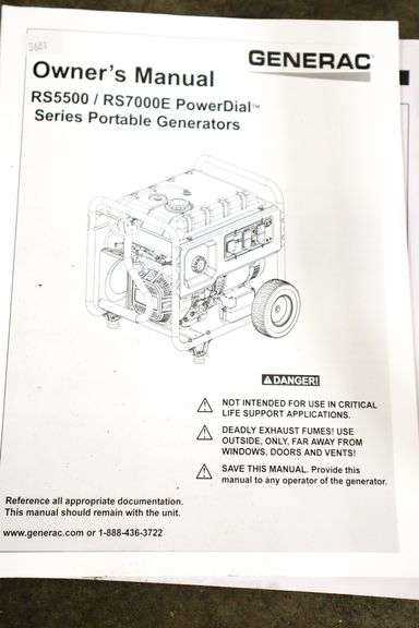 generac gp5500 repair manual