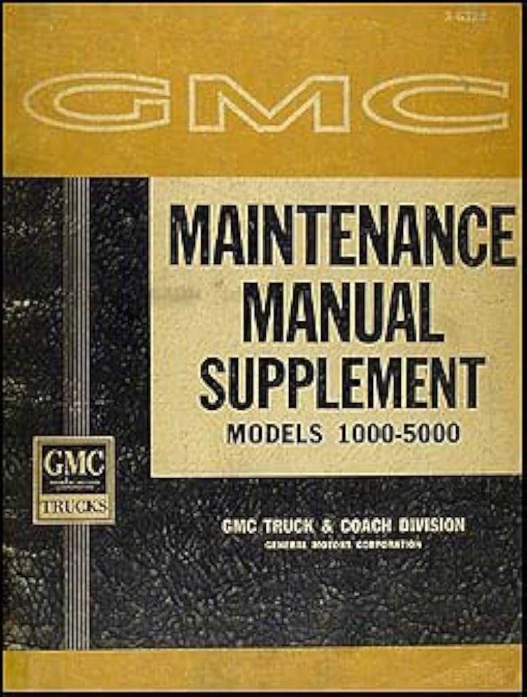 gmc truck repair manual