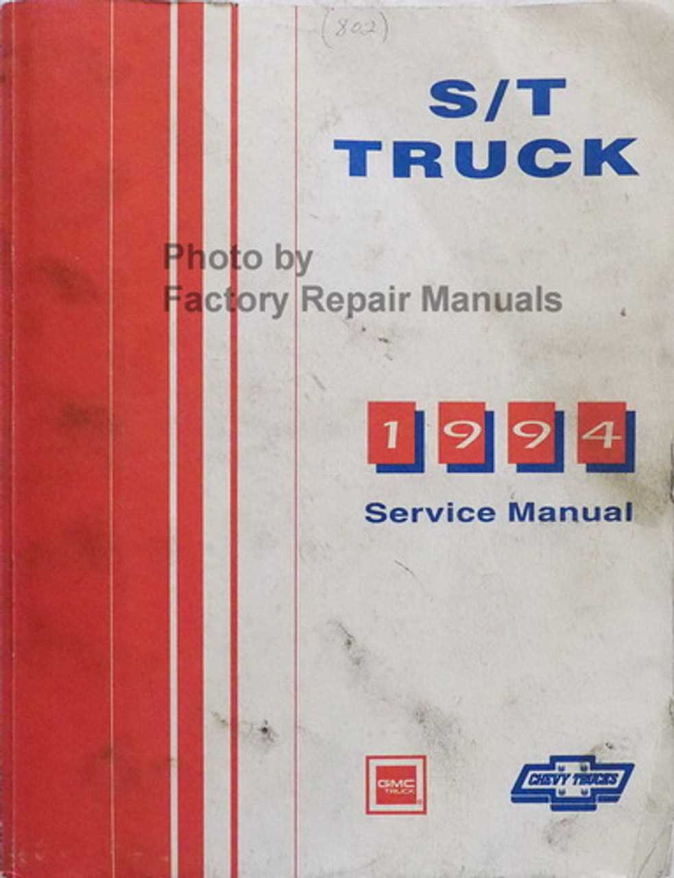 gmc truck repair manual