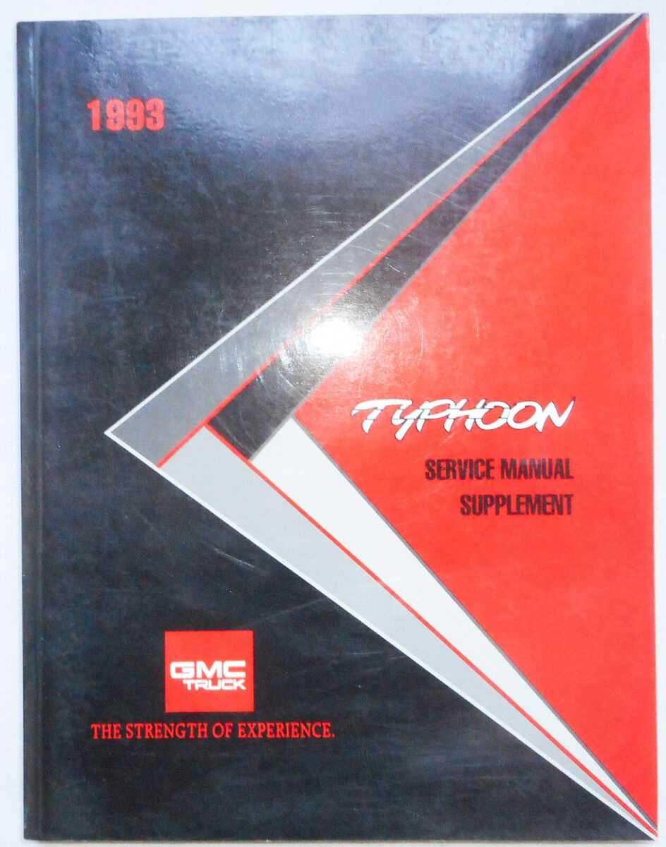 gmc typhoon repair manual