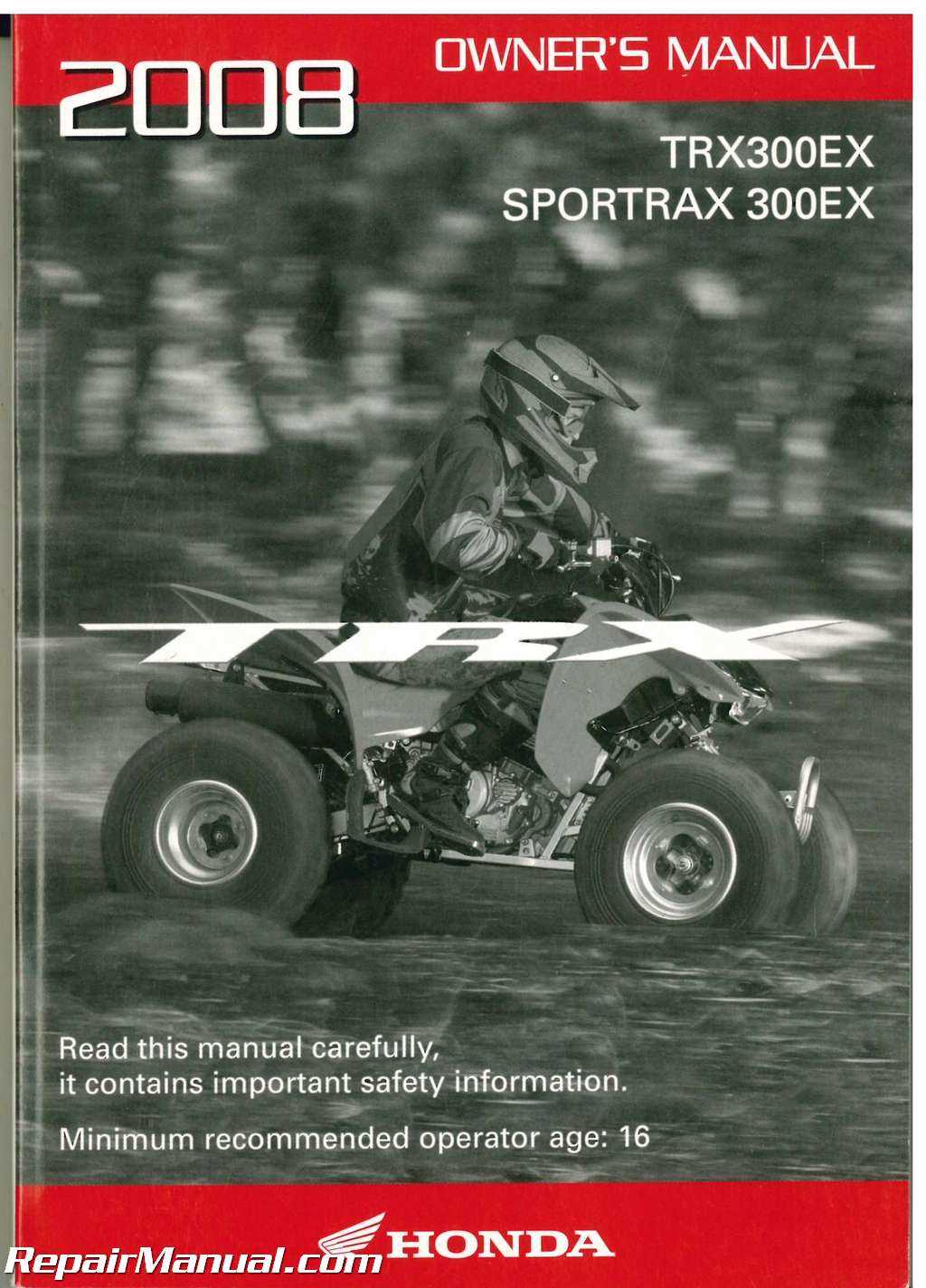 honda 250ex repair manual