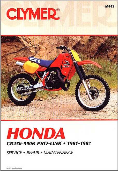 honda cr85 repair manual