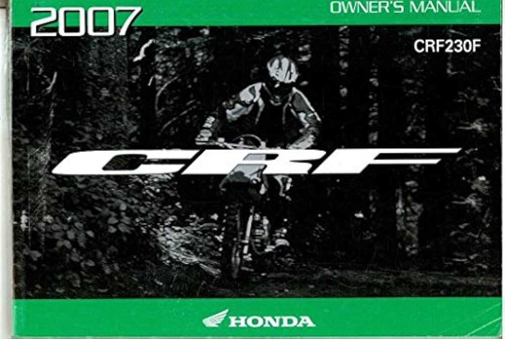 honda crf230f repair manual