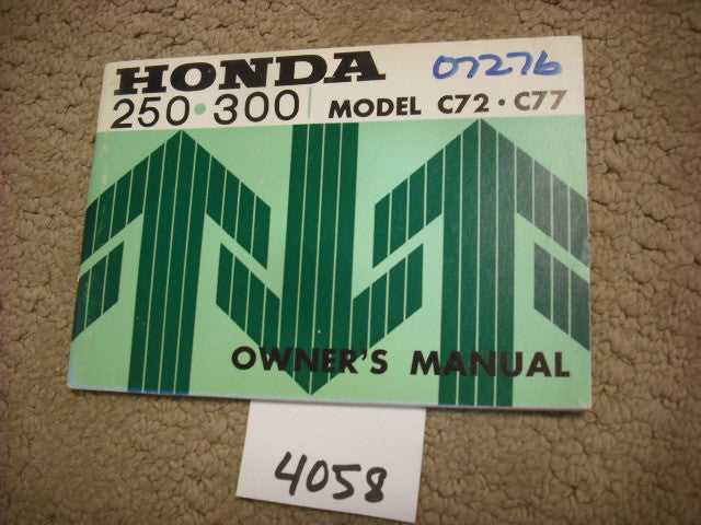 honda dream repair manual