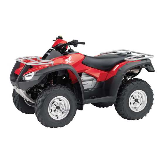 honda foreman 450 repair manual