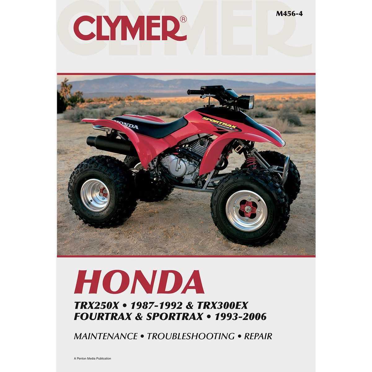 honda four wheeler repair manual