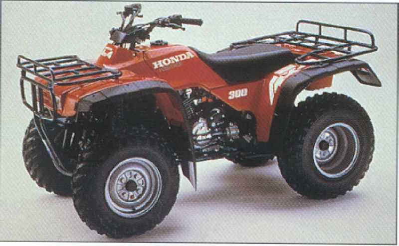 honda fourtrax 300 4x4 repair manual