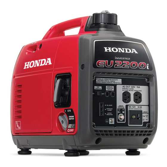 honda generator eu2000i repair manual