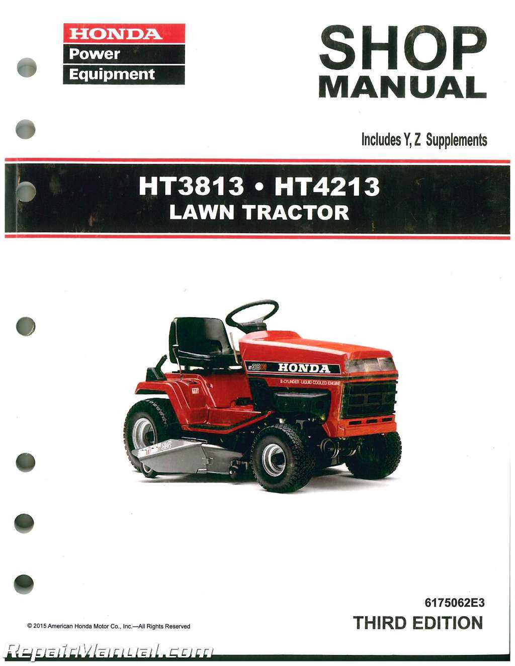 honda hrr216 repair manual