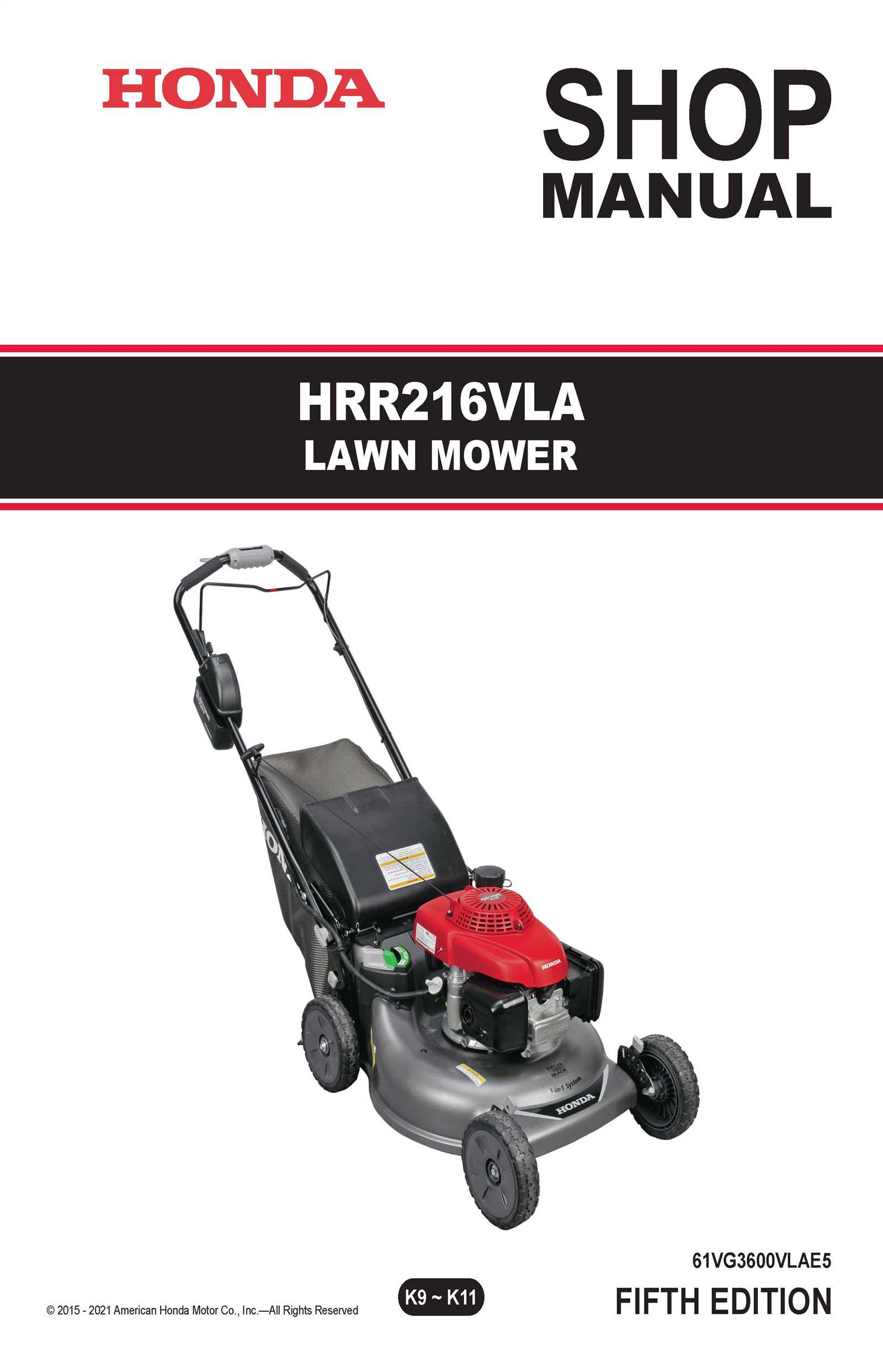 honda mower repair manual