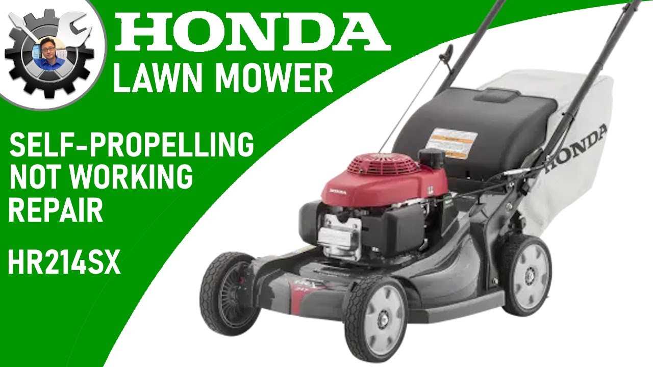 honda mower repair manual