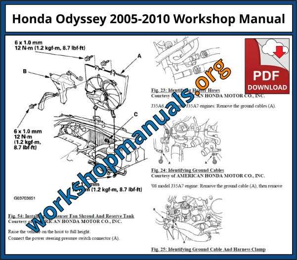 honda odyssey transmission repair manual