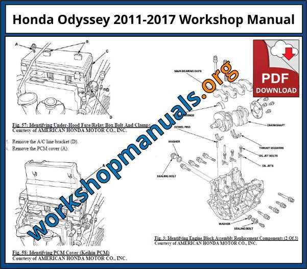 honda odyssey transmission repair manual