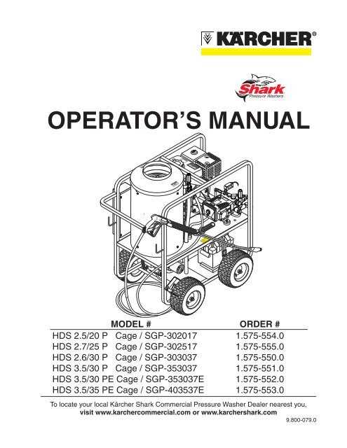 honda power washer repair manual