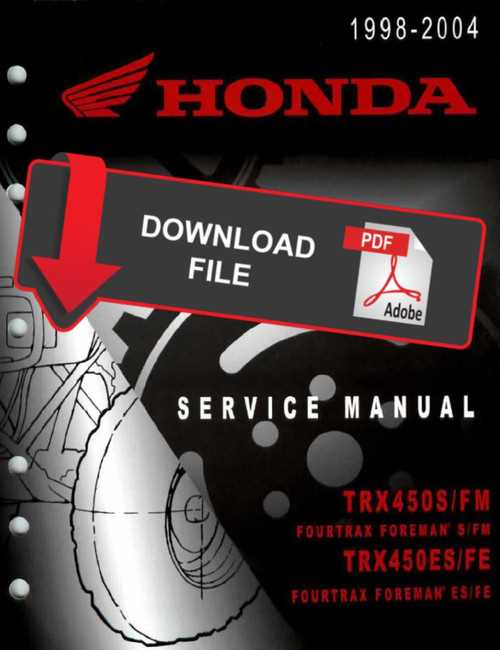 honda rancher 350 repair manual