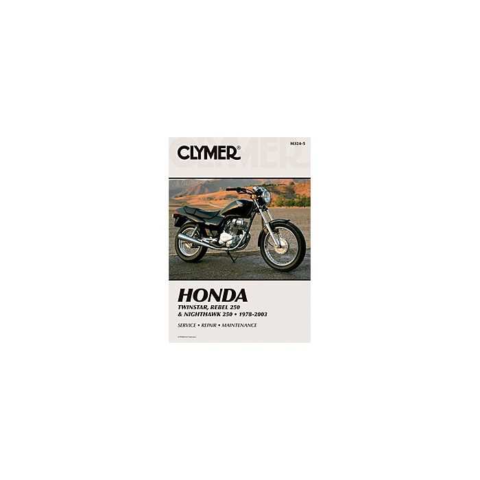 honda rebel 250 repair manual