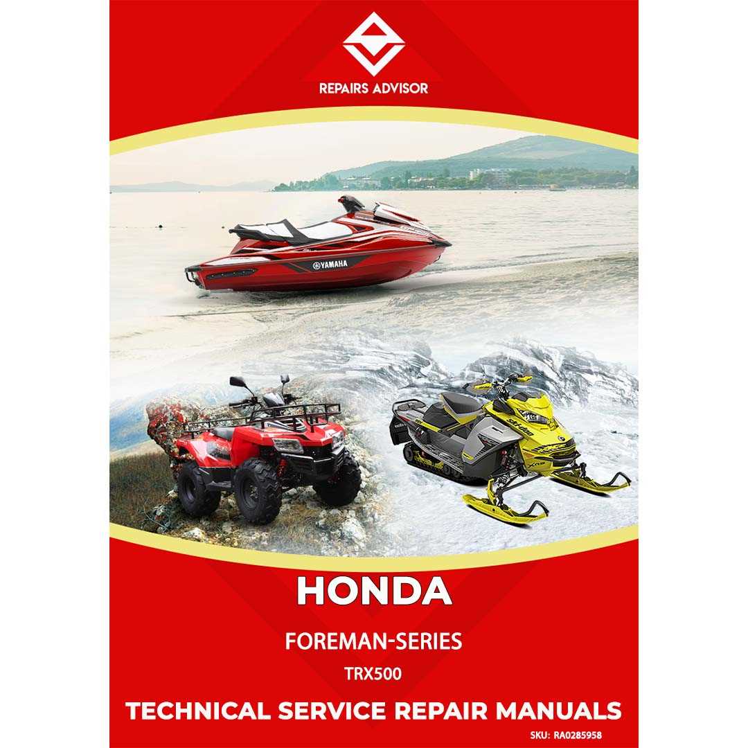 honda rubicon repair manual