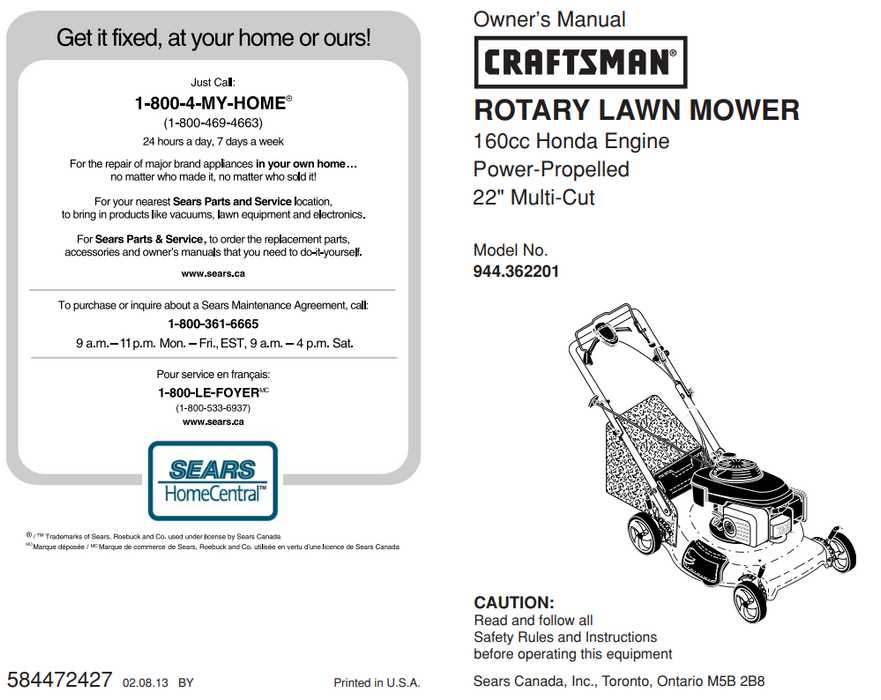 honda self propelled lawn mower repair manual