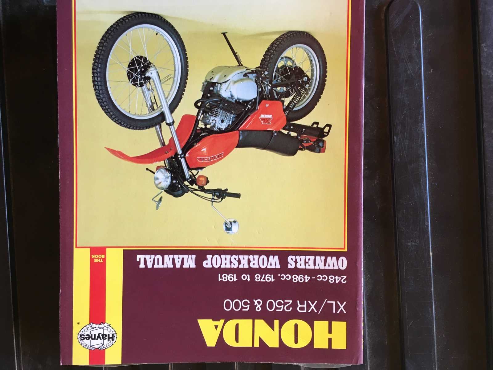 honda xl 250 repair manual