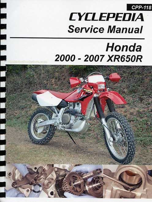 honda xr650l repair manual