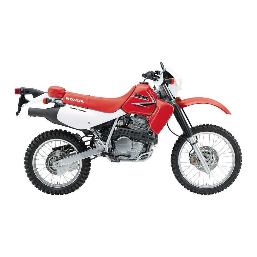 honda xr650l repair manual