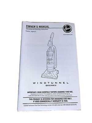 hoover windtunnel repair manual