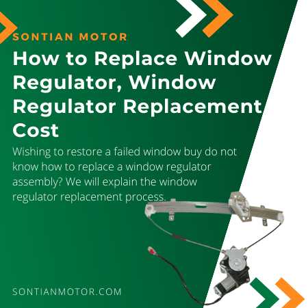 how to repair manual window regulator