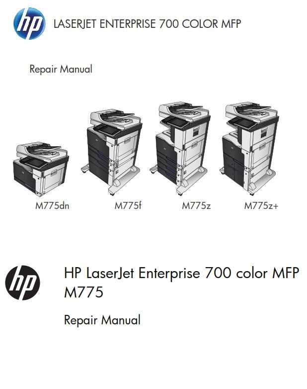 hp m452dn repair manual