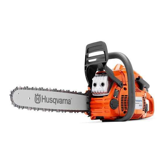 husqvarna 445 chainsaw repair manual