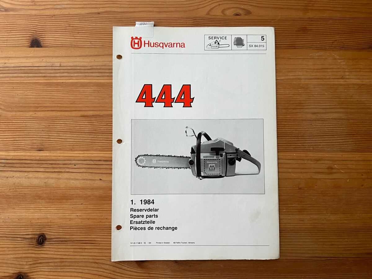 husqvarna 445 chainsaw repair manual