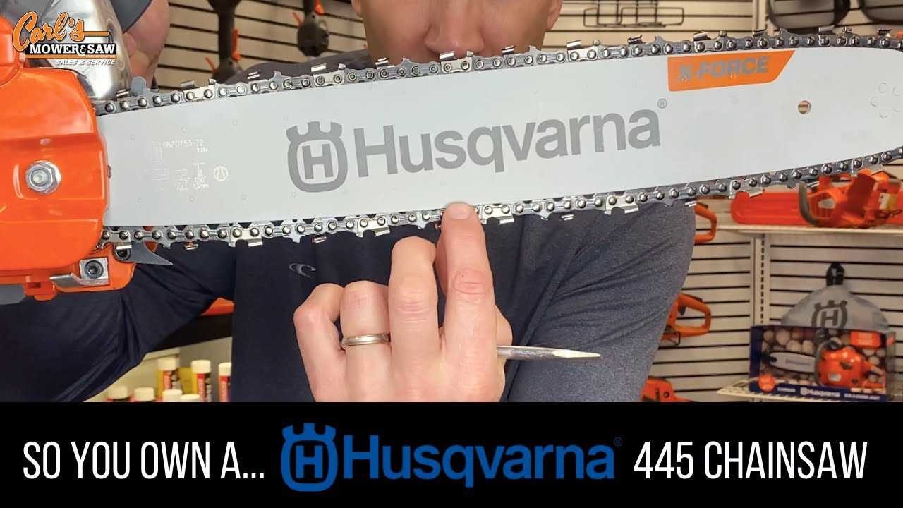 husqvarna 445 chainsaw repair manual