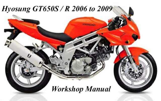 hyosung gt650r repair manual