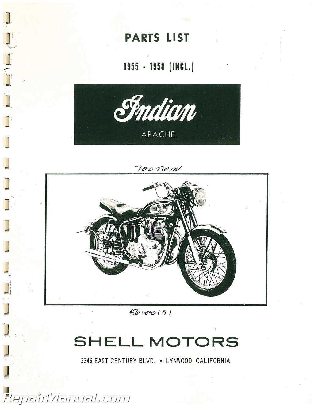 indian motorcycle repair manual