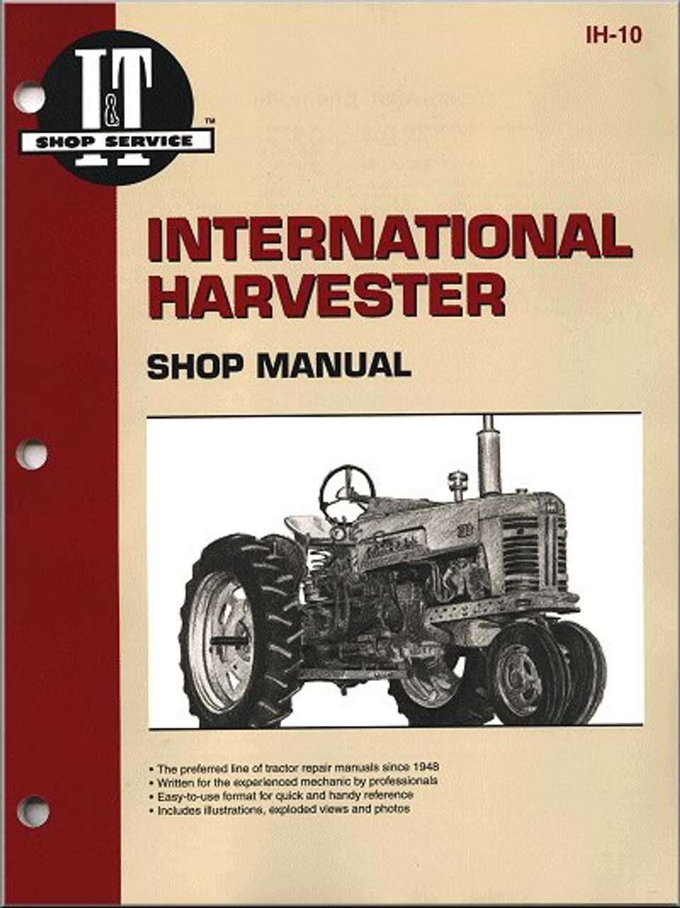 international harvester tractor repair manual