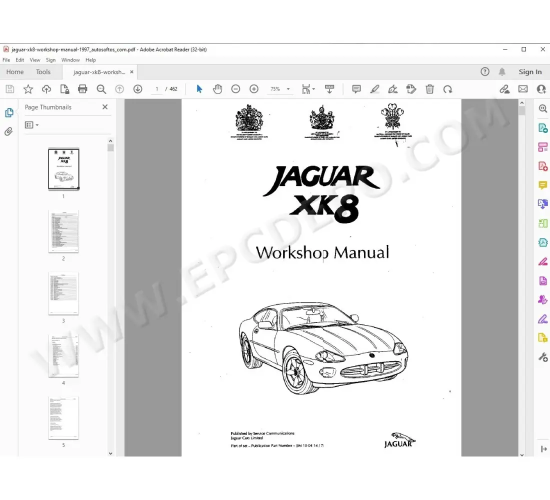 jaguar xk8 repair manual