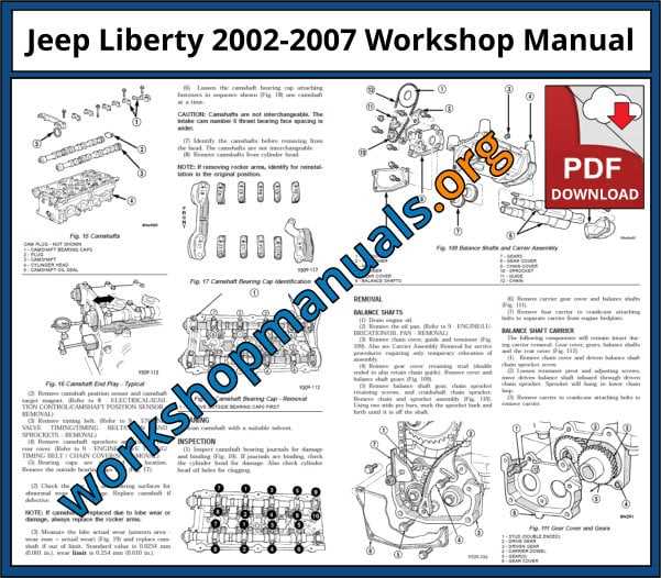 jeep liberty repair manual