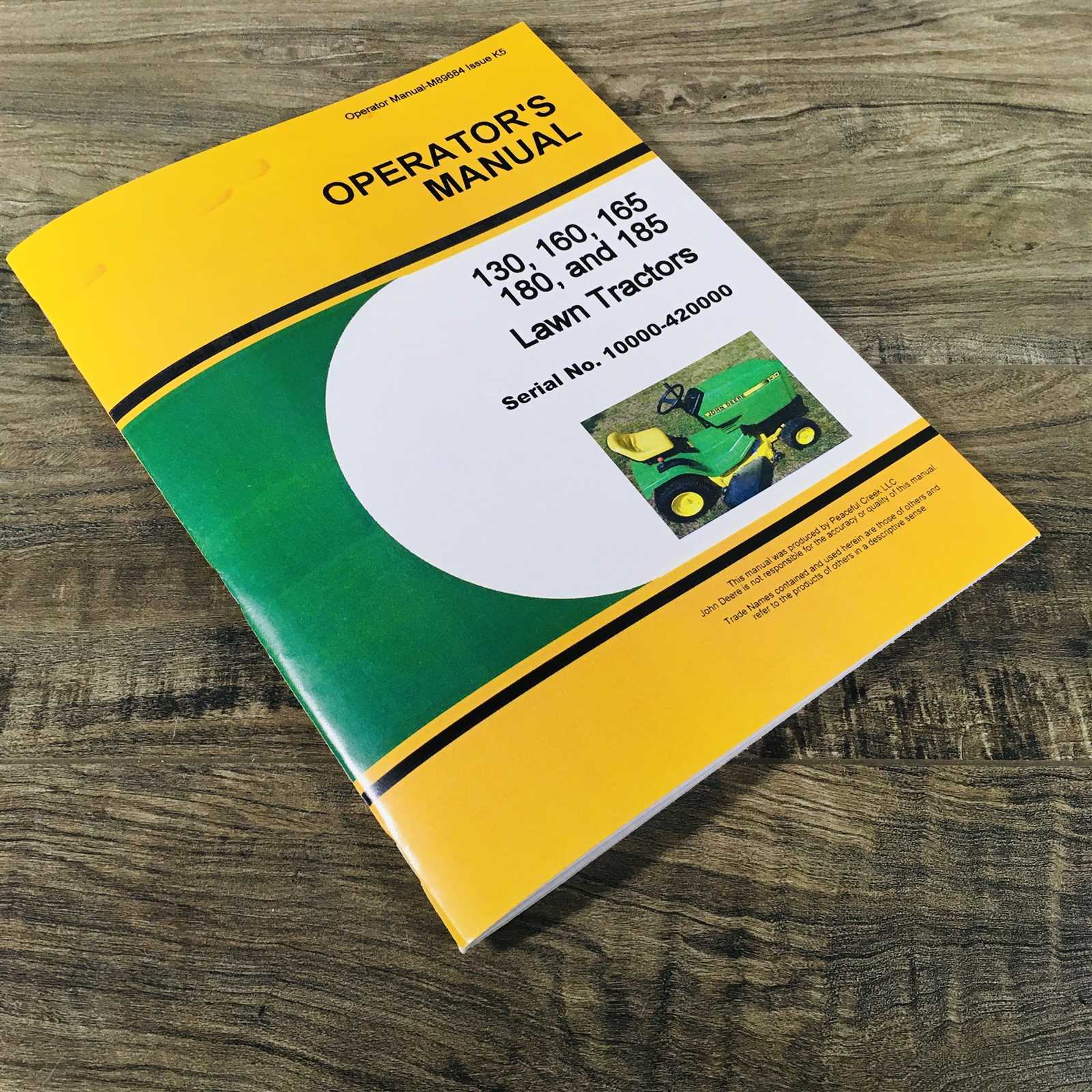 john deere 160 repair manual