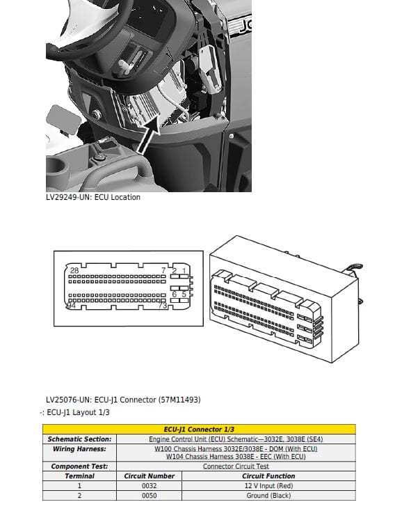 john deere 3038e repair manual