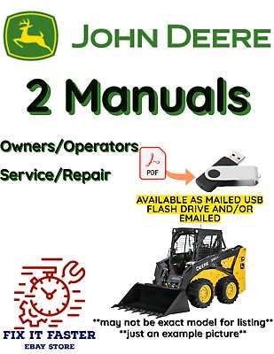 john deere 317 skid steer repair manual