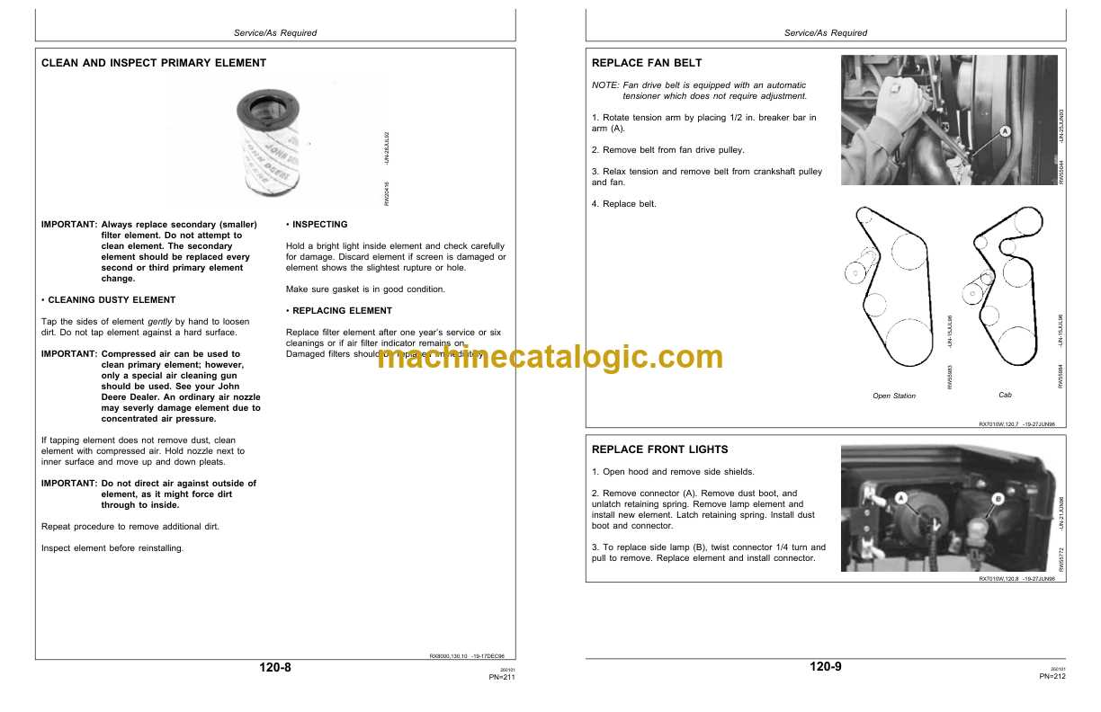 john deere 7410 repair manual