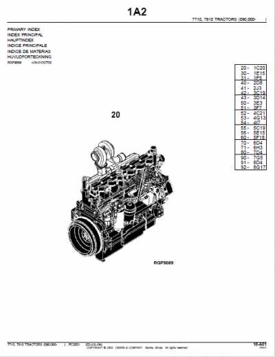 john deere 7810 repair manual