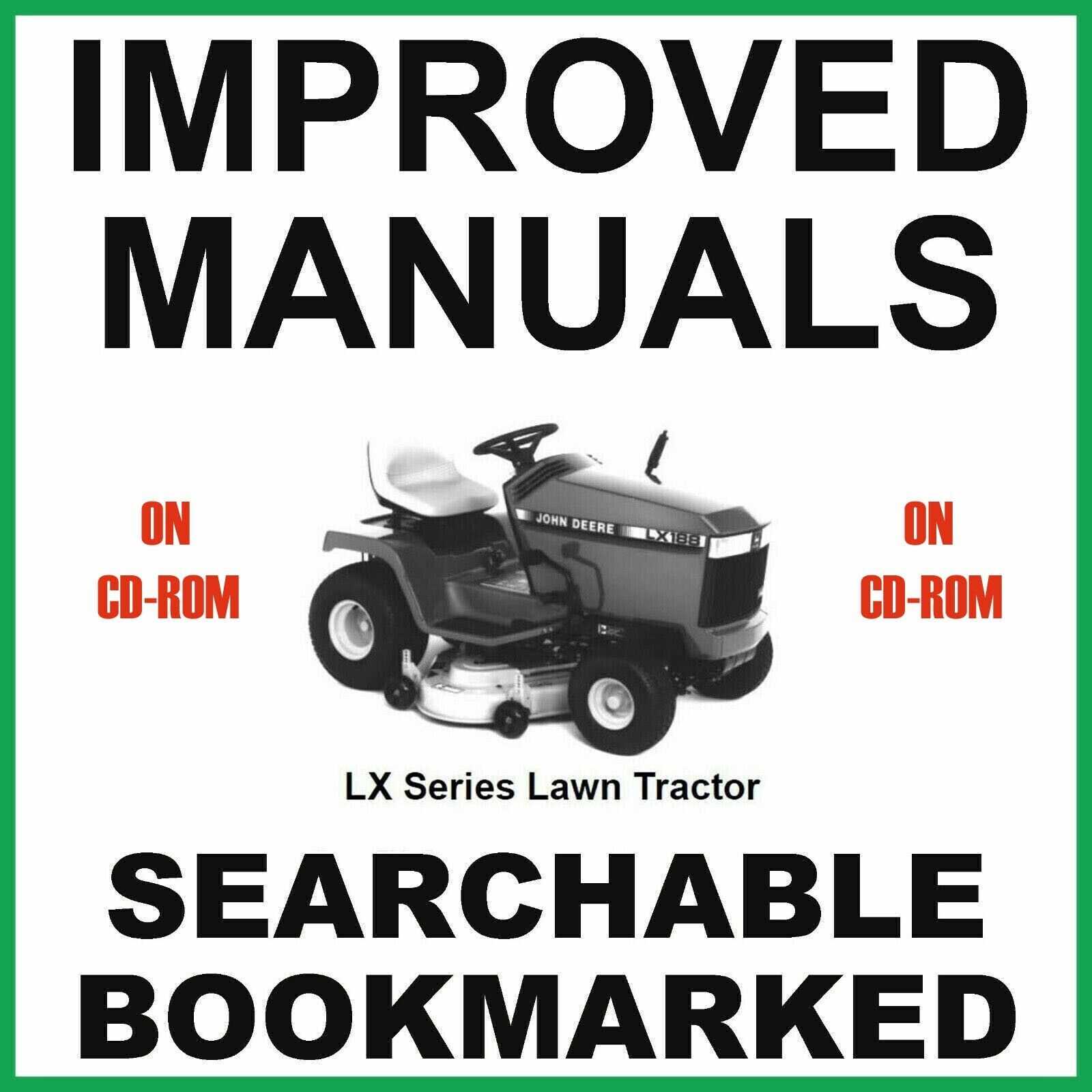 john deere lx176 repair manual