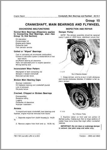 john deere rx75 repair manual