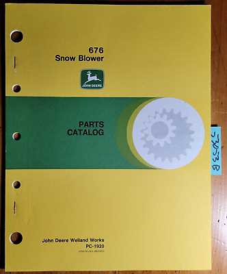 john deere snowblower repair manual