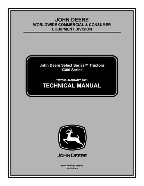 john deere x304 repair manual